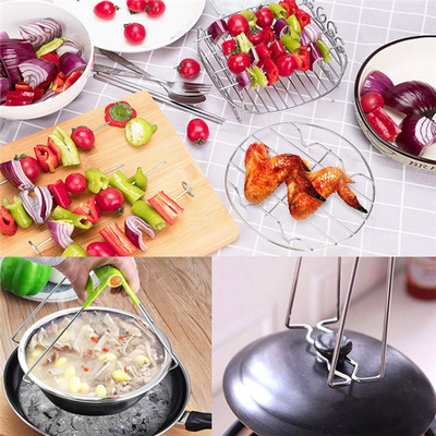 8-Inch Air Fryer Accessory Set with 12 Pieces
